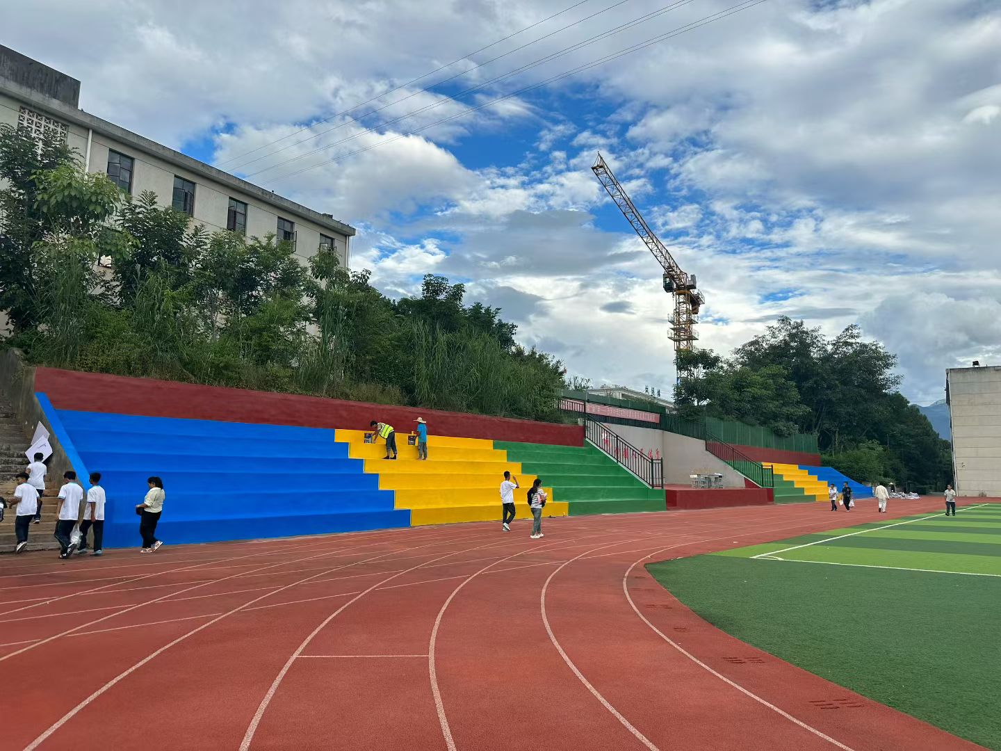 双江沙河中学·硅PU体育球场