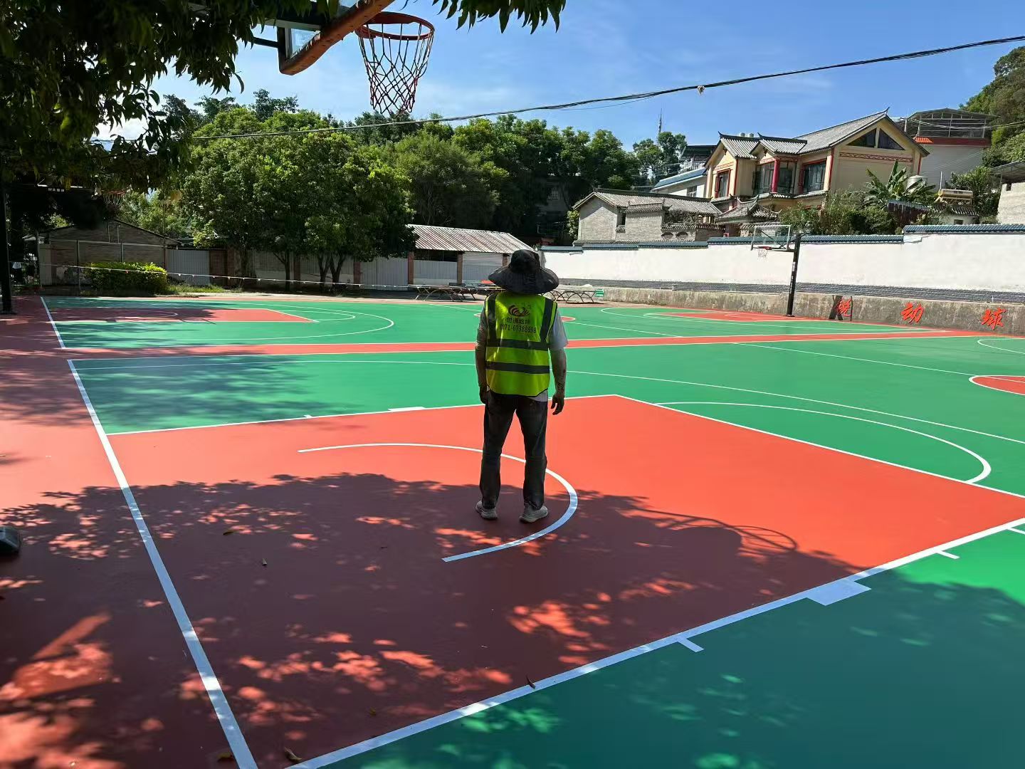 双江沙河中学·硅PU体育球场